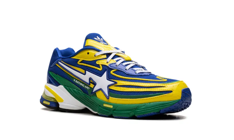 More Adidas Shoes Orketro 'Bape Yellow Blue Green'